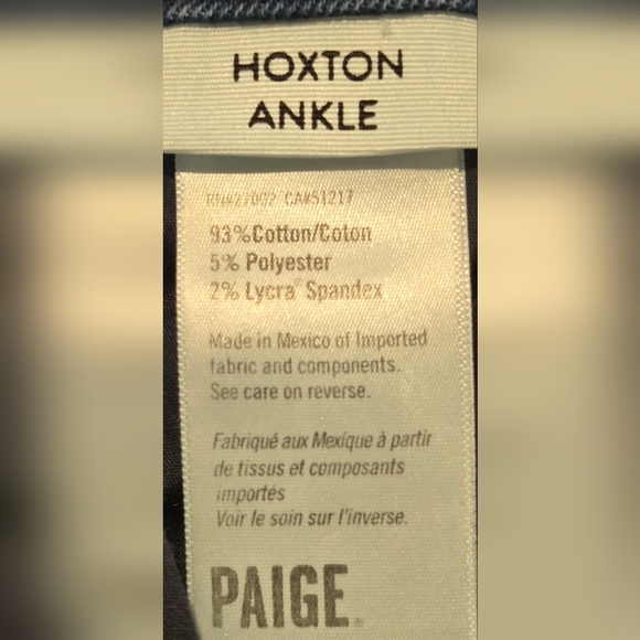 Paige Dark Blue Women's Jeans - Picture 6 of 10